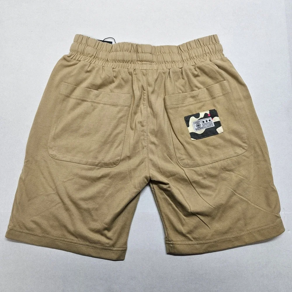 Cookies Smoke Ops Cotton‎ Jersey Knit Shorts Light Khaki Men's Size Small